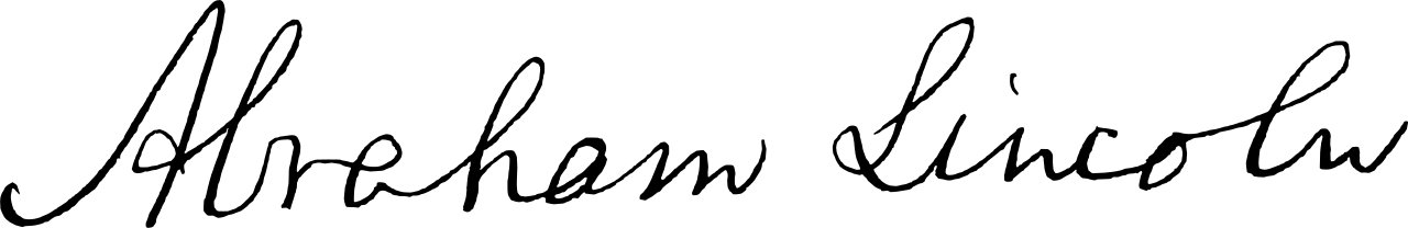 Abraham Lincoln signature