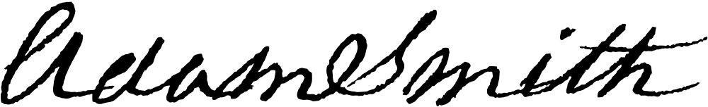 Adam Smith signature