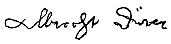 Albrecht Dürer signature