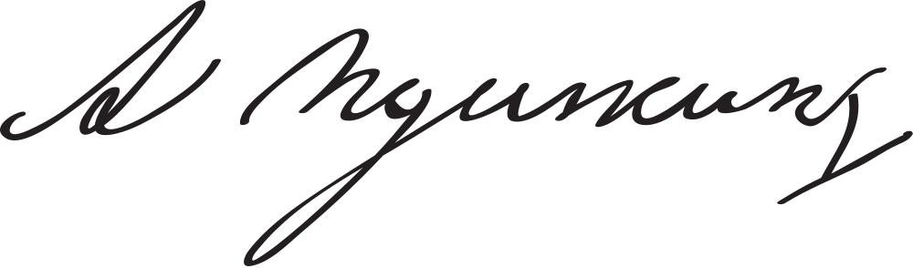 Alexander Pushkin signature