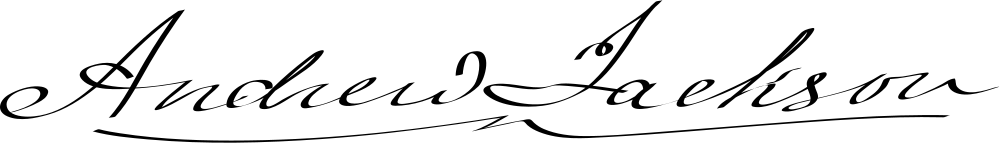 Andrew Jackson autograph signature image