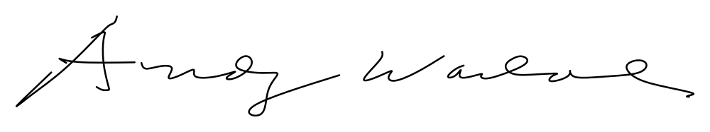 Andy Warhol autograph signature image