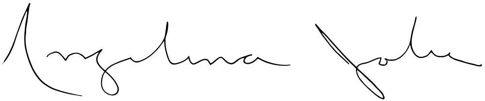 Angelina Jolie signature