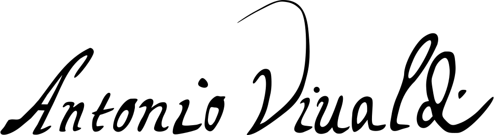 Antonio Vivaldi autograph signature image