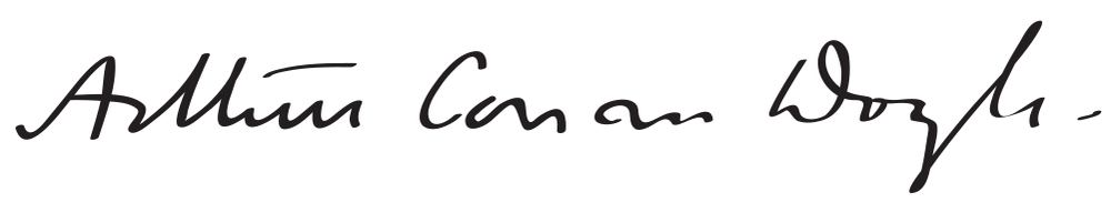Arthur Conan Doyle signature