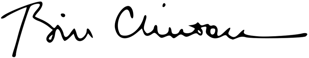Bill Clinton signature