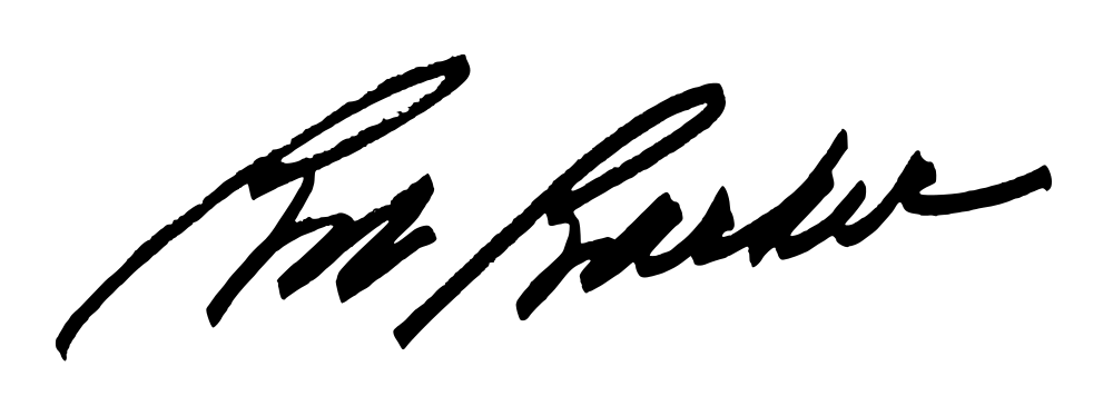 Bob Barker signature