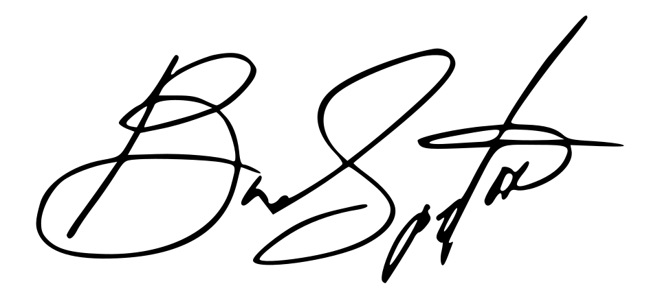 Bruce Springsteen signature