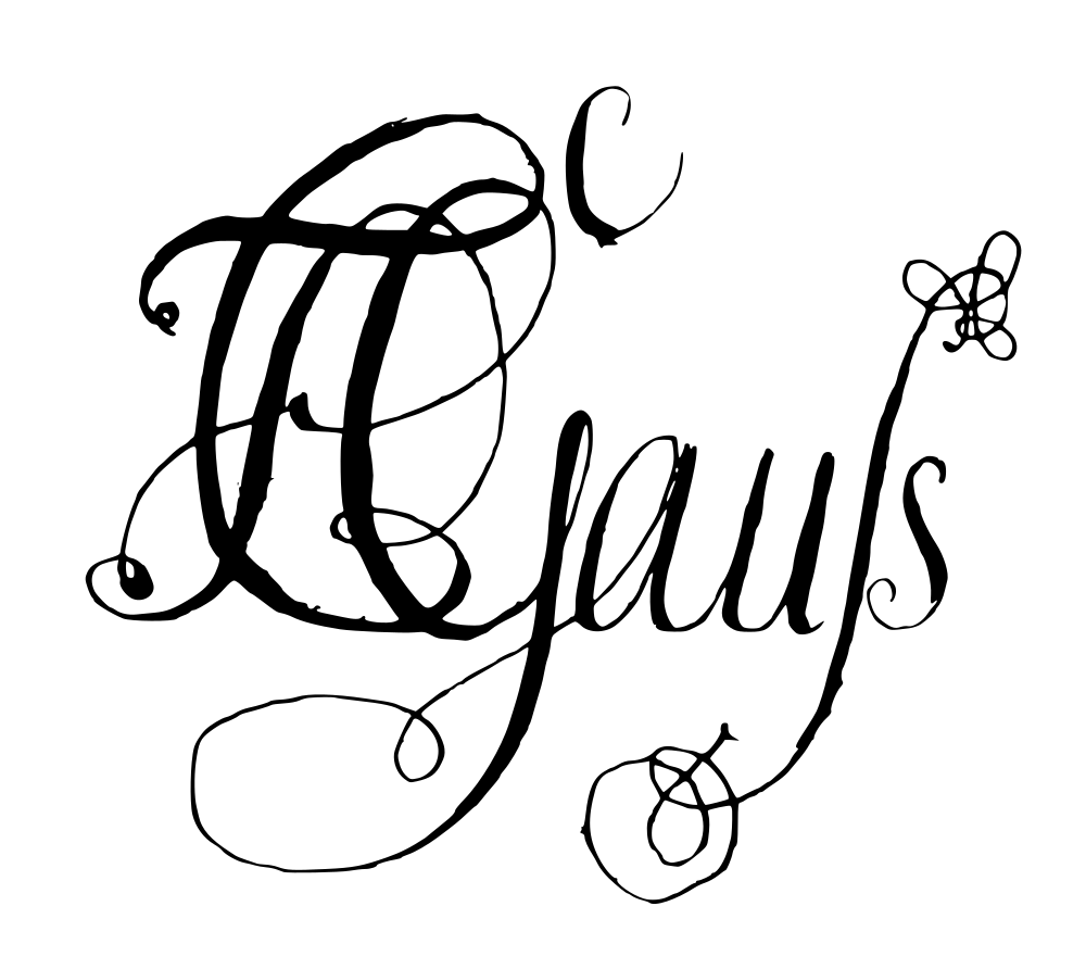 Carl Friedrich Gauss signature