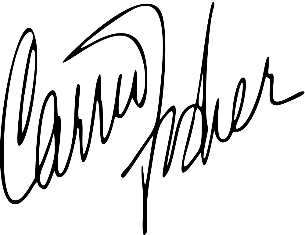 Carrie Fisher signature