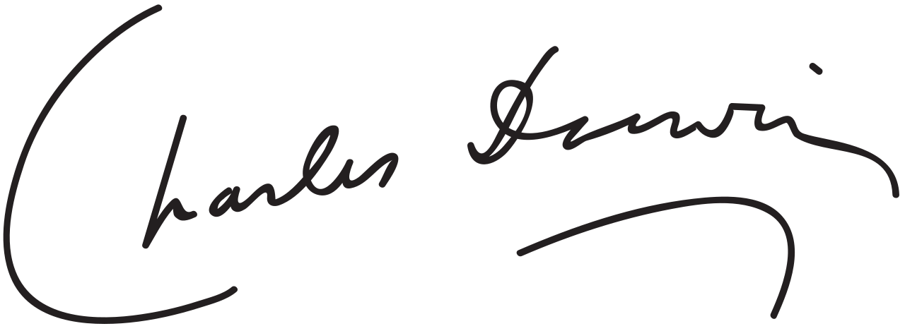 Charles Darwin signature