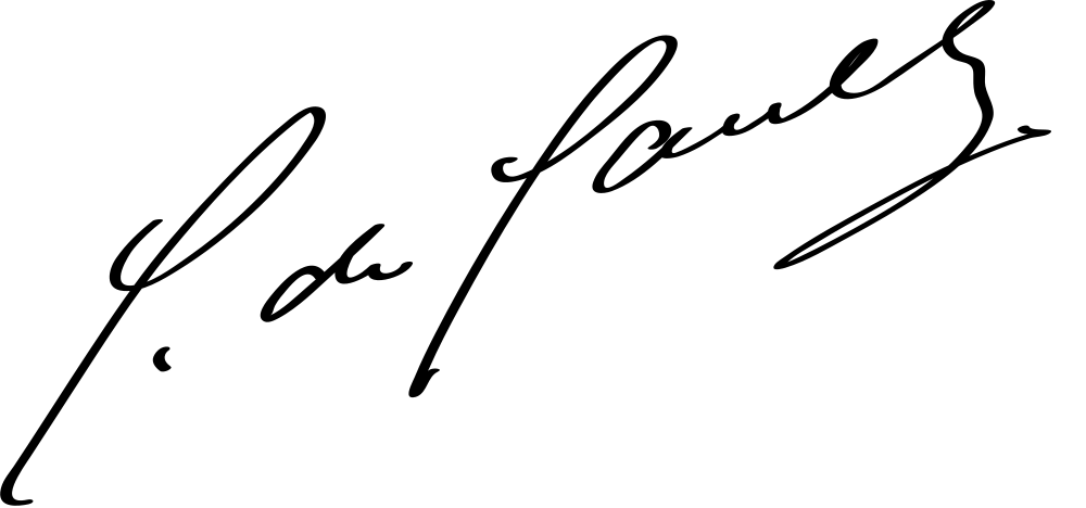 Charles de Gaulle signature