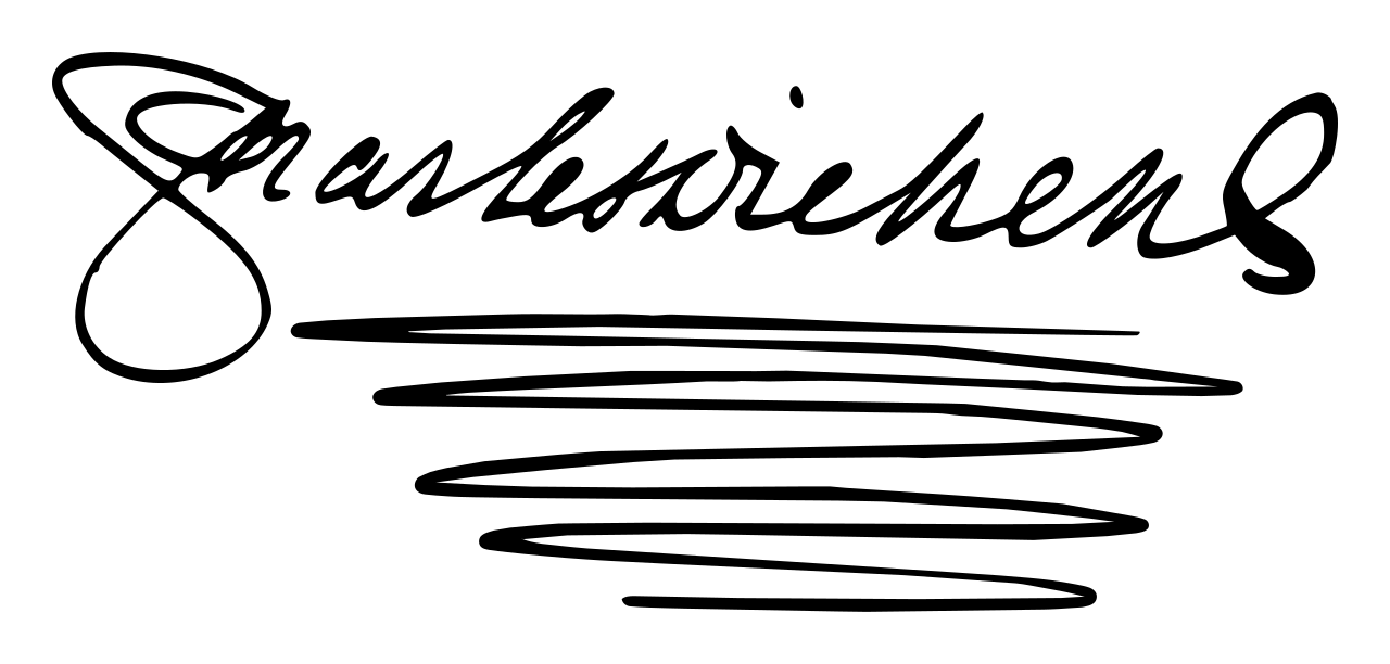 Charles Dickens signature