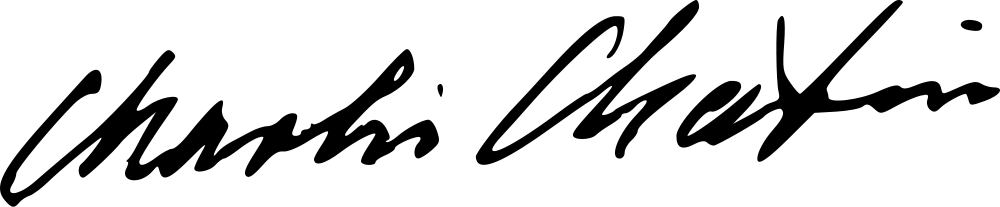 Charlie Chaplin signature