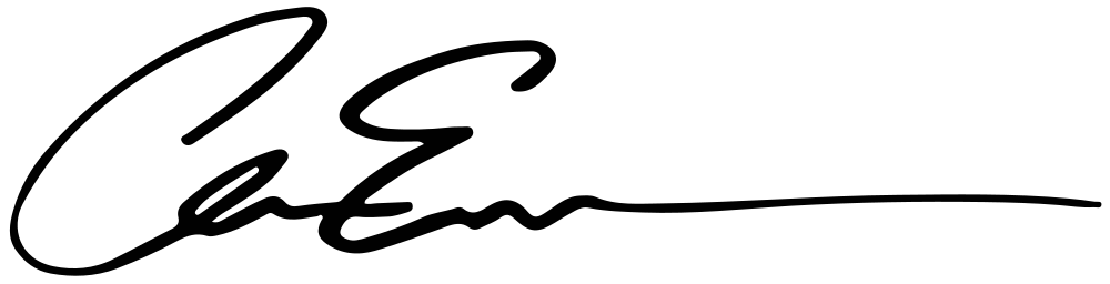 Chris Evans signature
