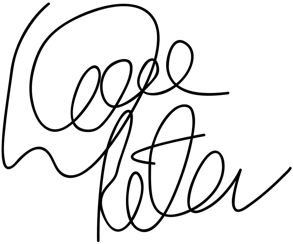 David Letterman signature
