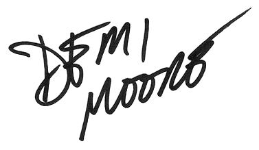 Demi Moore signature