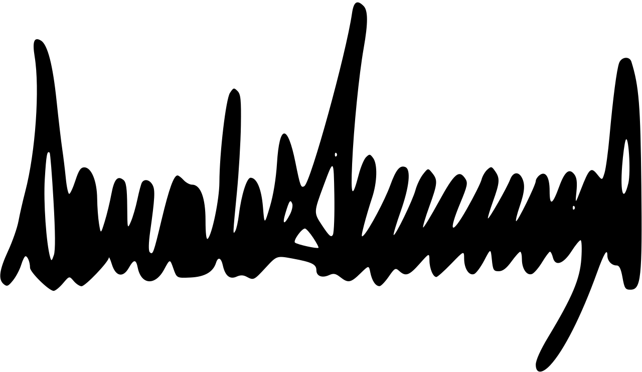 Donald Trump signature