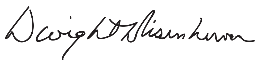 Dwight D. Eisenhower signature