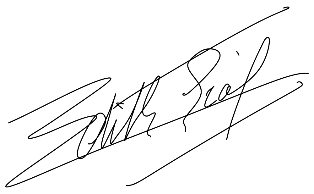 Edith Piaf signature