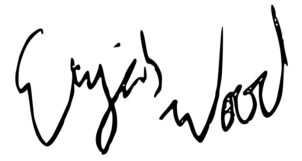Elijah Wood signature