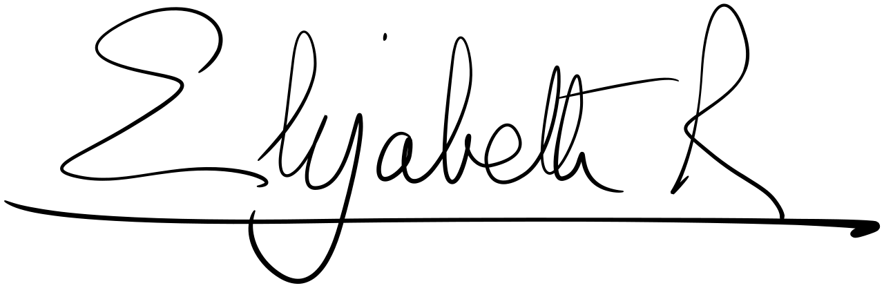Elizabeth II signature