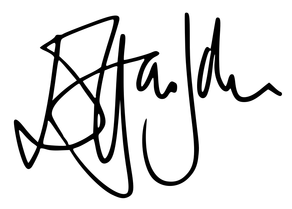 Elton John signature