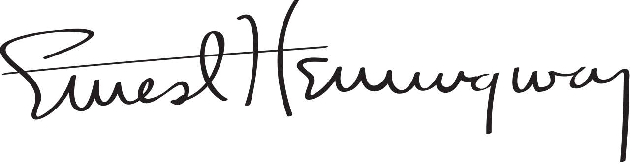 Ernest Hemingway signature
