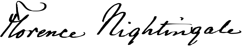 Florence Nightingale signature