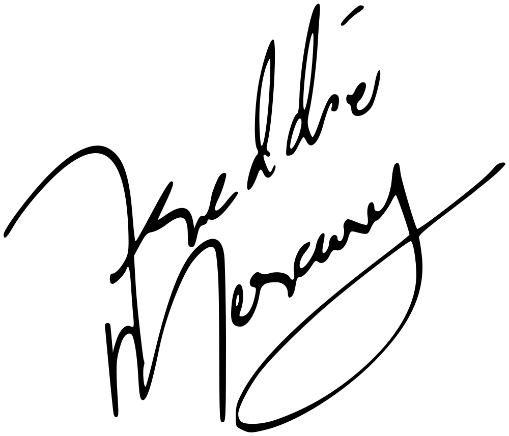 Freddie Mercury signature