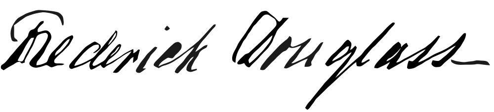 Frederick Douglass signature