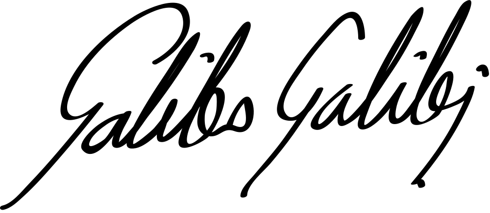 Galileo Galilei signature