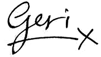 Geri Halliwell signature