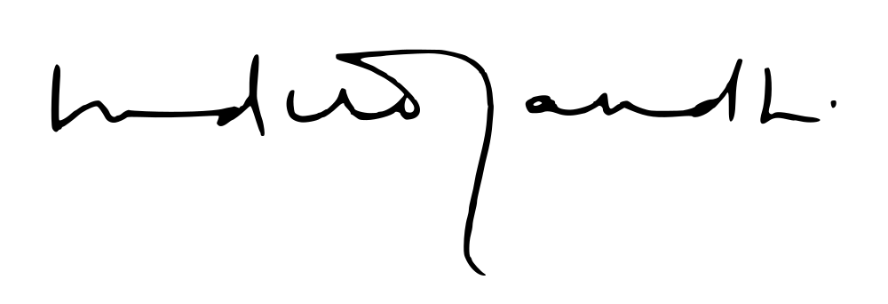 Indira Gandhi signature