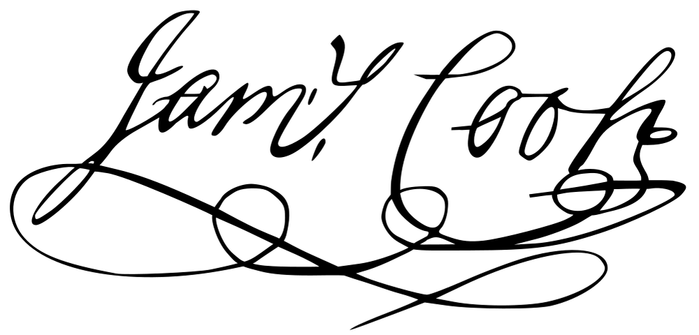 James Cook signature