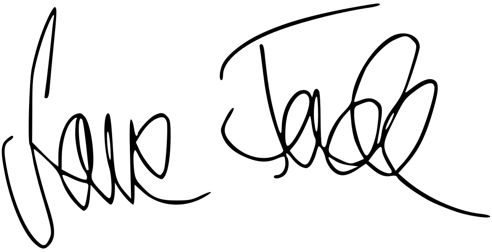 Jane Fonda signature