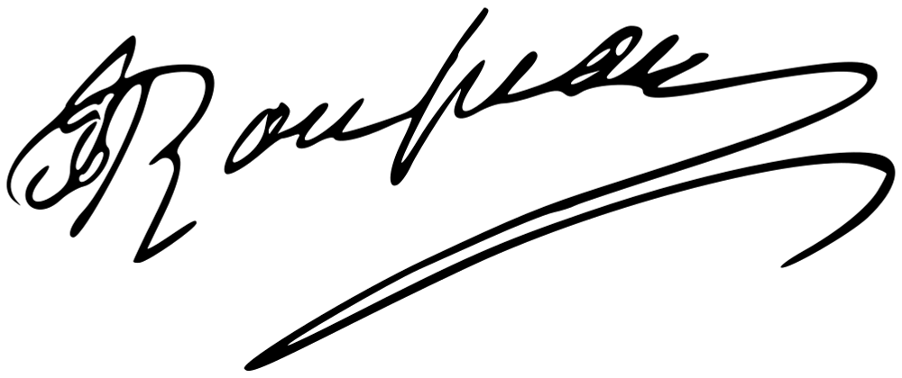 Jean-Jacques Rousseau signature