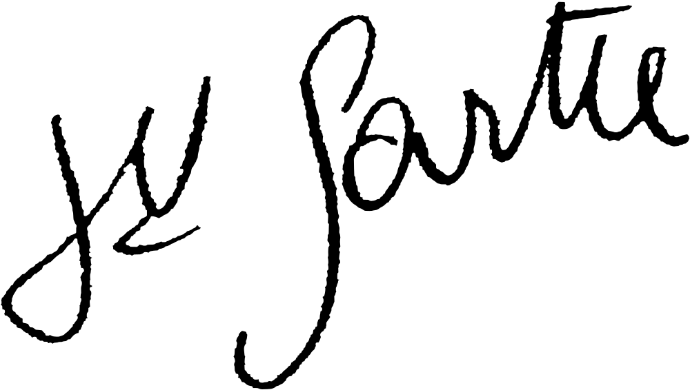 Jean-Paul Sartre signature