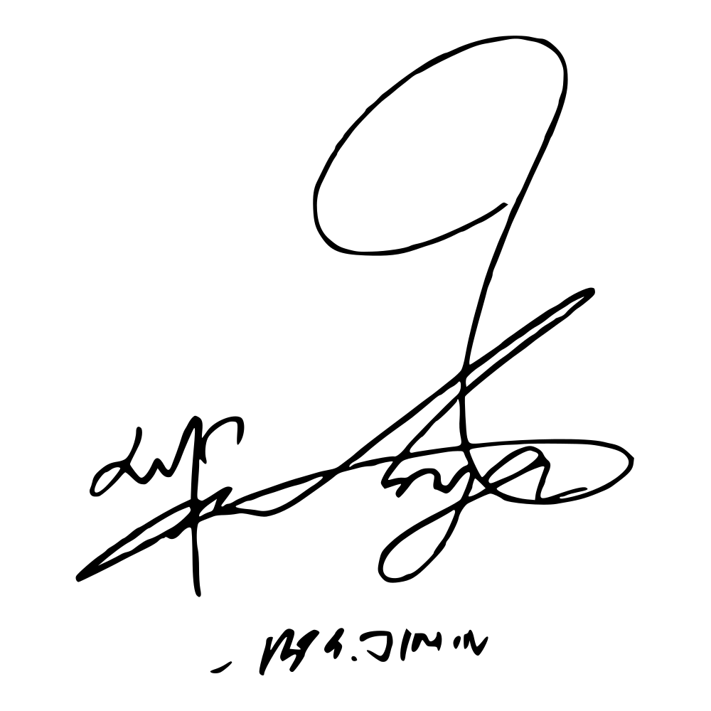 Jimin (BTS) signature