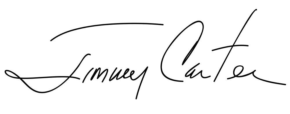 Jimmy Carter signature