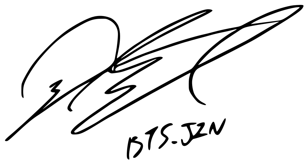Jin (BTS) signature