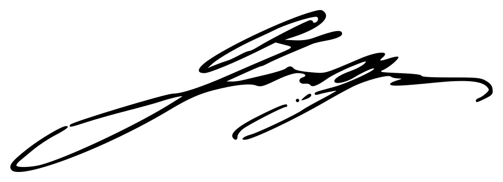 Johann Wolfgang von Goethe signature