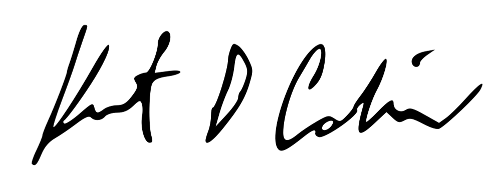 Kurt Cobain signature