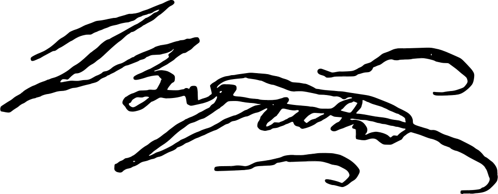 Lord Byron signature