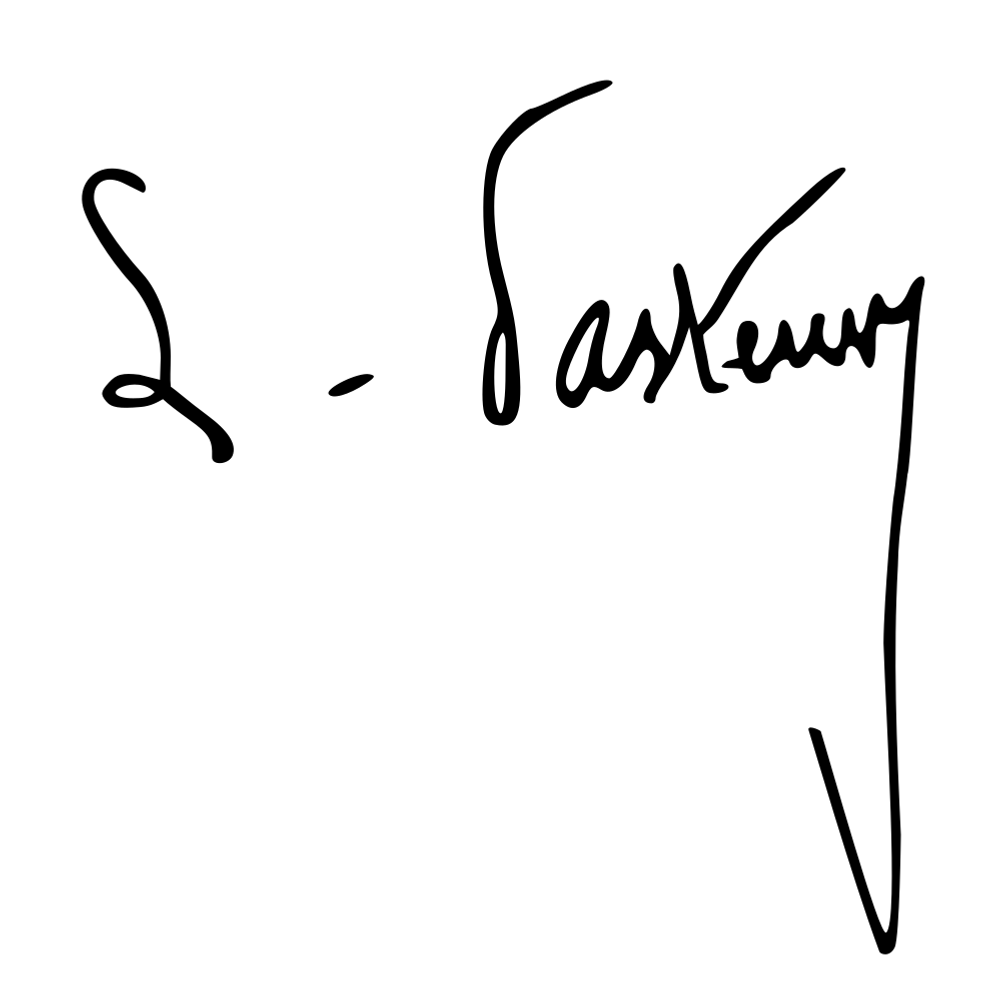 Louis Pasteur signature
