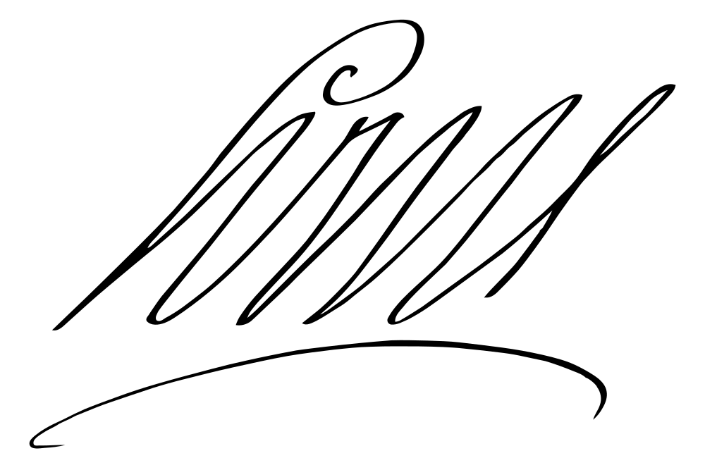 Louis XIV of France signature