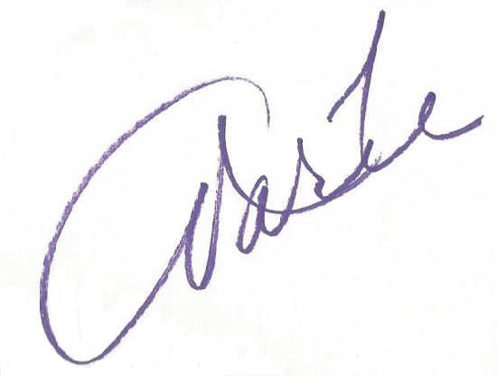 Marie Osmond signature