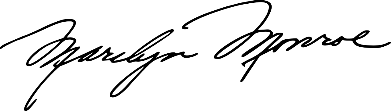 Marilyn Monroe signature