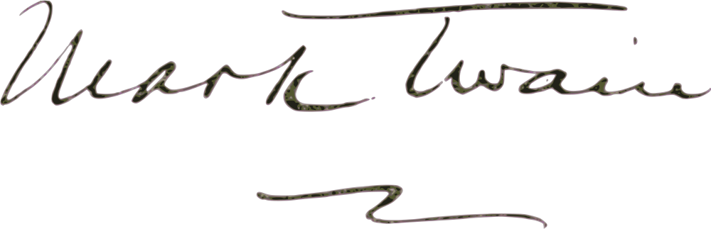 Mark Twain signature