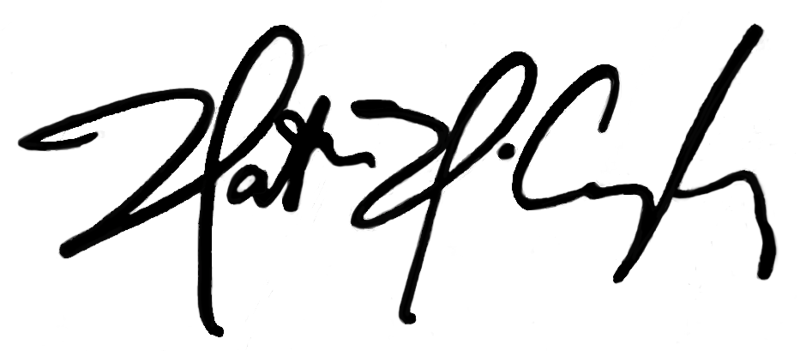 Matthew McConaughey signature